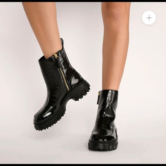 Kate Maconie Shoes - Kate Maconie Le Clique Emile Autumn/winter 2021 boots croc print
